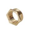 OZXZH 1-Piece BSP Brass Male-to-Female Reducer Adapter, G1/8 to G1/4 view 2