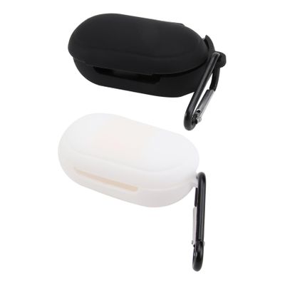 NUOBESTY 2-Pack Silicone Earphone Cases Compatible with Galaxy Buds Plus, Black and White