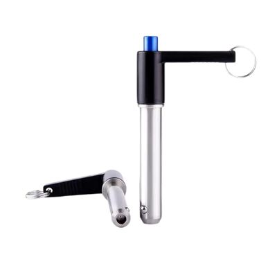 FBANULPEX Stainless Steel Quick-Release Pin with Push Button, L-Shaped Ring Handle (VCN118 14 85 mm)