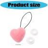XINYIN Soft Comforter Clips, 4 Pack, Heart-Shaped view 3
