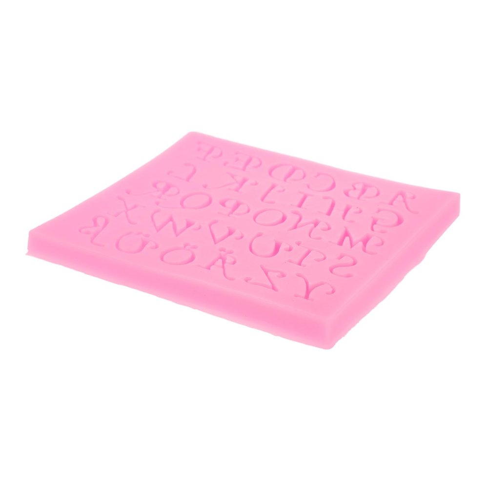 Mikinona Silicone Alphabet Molds for Chocolate and Cake
