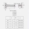 5/10 Sets M2 M3 M4 M5 M6 304 Stainless Steel Leather Bag Belt Photo Scrapbook Album Book Binding Screw Rivet (29 mm, 5 Sets D5-M4) view 2