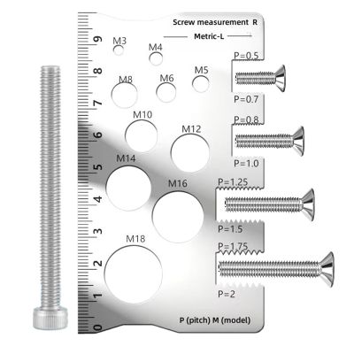 Stainless Steel Thread Gauge for Precise Screw Measurement