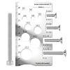 Stainless Steel Thread Gauge for Precise Screw Measurement view 1