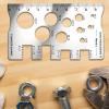 Stainless Steel Thread Gauge for Precise Screw Measurement view 2