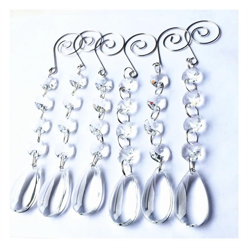 Hanging Crystal Prism Strands, 10-Piece Set