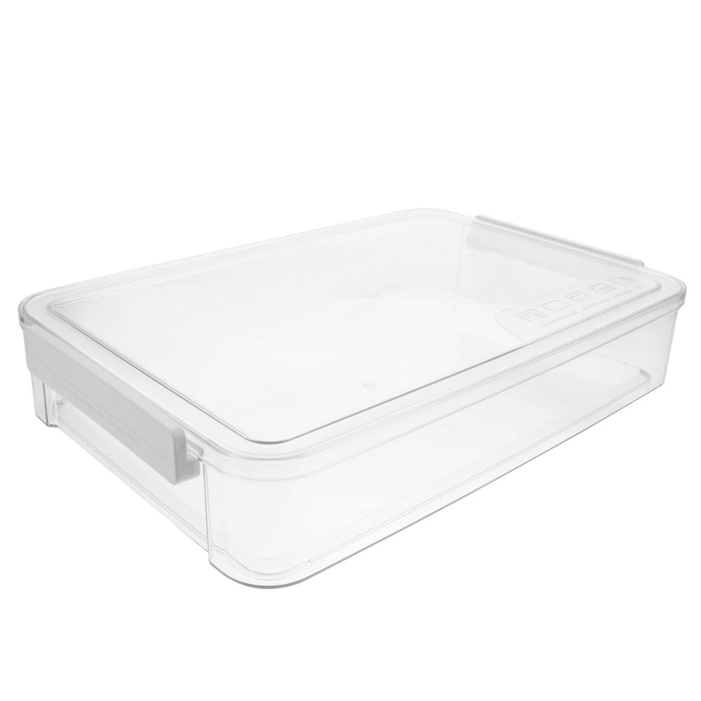 Artibetter Stackable Transparent Document Boxes with Lids