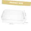 Artibetter Stackable Transparent Document Boxes with Lids view 2