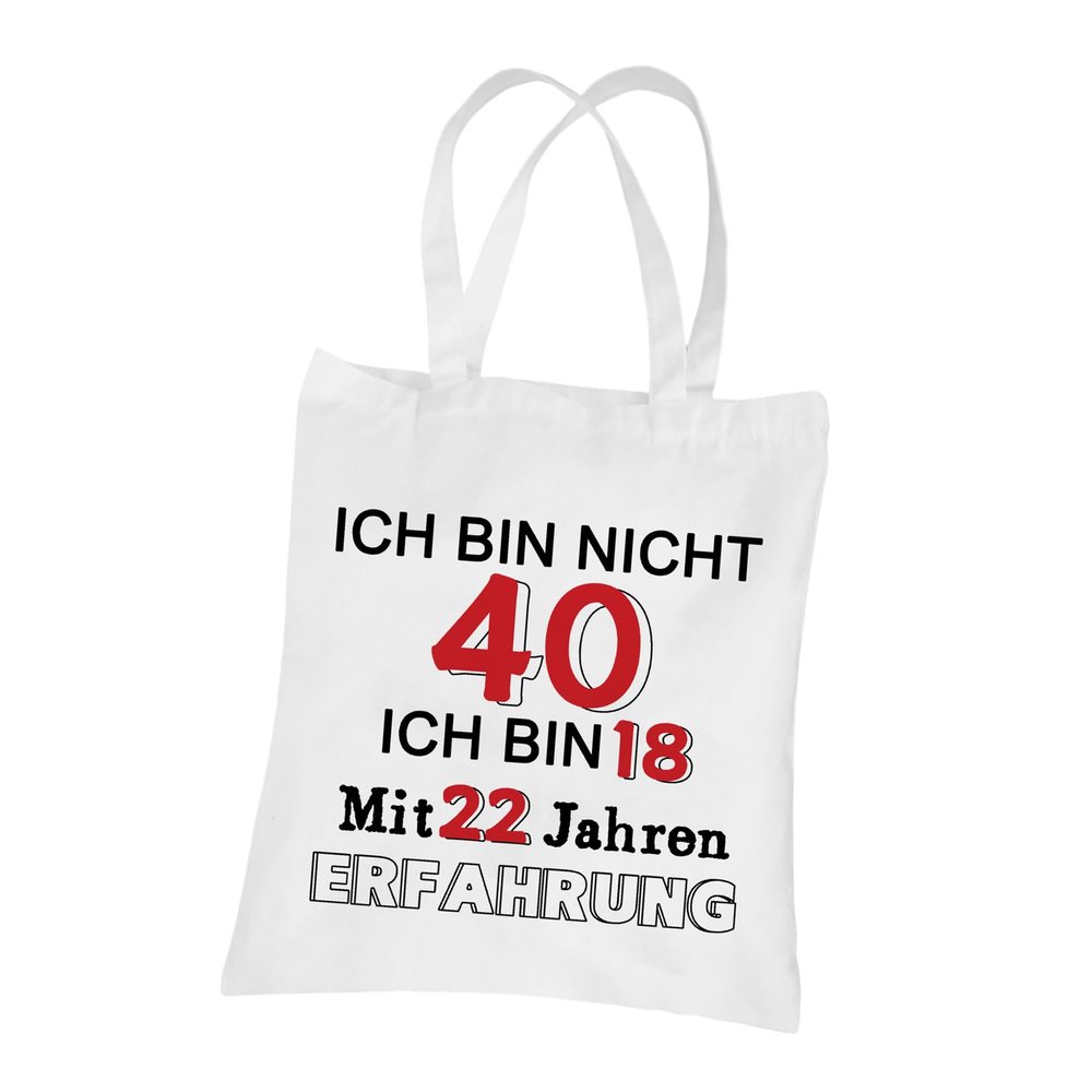 Funny Cotton Bag for 40th Birthday