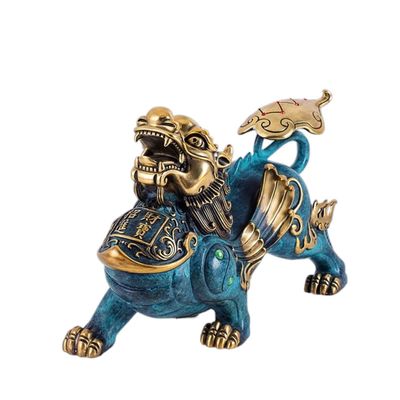 NexaGeniX Brass Entrance Ornament, 37 × 13 × 23 cm