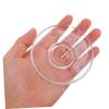ABOOFAN Set of 4 Clear Round Tea Saucers view 3