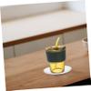ABOOFAN Set of 4 Clear Round Tea Saucers view 4