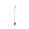 Food Safe 304 Stainless Steel Fruit Fork with Natural Stone Handle view 1
