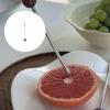Food Safe 304 Stainless Steel Fruit Fork with Natural Stone Handle view 2
