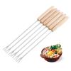 6pcs Fondue Forks with Wooden Handles view 1