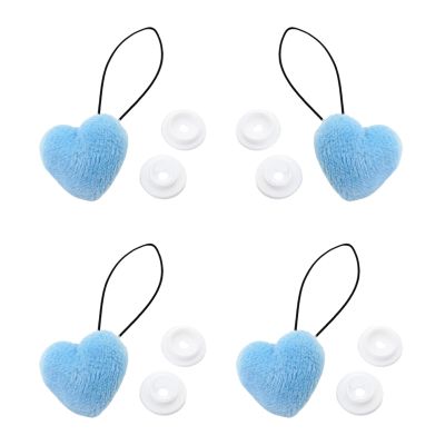 4pcs Invisible Heart-Shaped Quilt Clips
