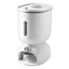 MERIGLARE Rice and Grain Storage Container, Measurable Rice Dispenser, Gray view 1
