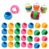 120PCS Silicone Thread Spool Savers, Colorful Bobbin Holder Clips for Sewing and Embroidery view 2
