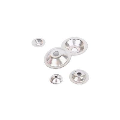 Round Aluminum-Alloy Spacer, Flat Stainless Steel Washers, 304 Stainless Steel Bowl-Shaped Sealing Washers
