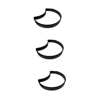 BESTonZON 3-Piece Semicircular Concrete Paving Mold