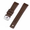 Sport Fluoroelastomer Watch Band for 46 mm GT2/47 mm, 20/22 mm (Brown, Silver Buckle, 22 mm) view 1