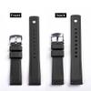 Sport Fluoroelastomer Watch Band for 46 mm GT2/47 mm, 20/22 mm (Brown, Silver Buckle, 22 mm) view 2