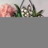 Lily of the Valley Window Decor, Artificial Flower Pot view 2