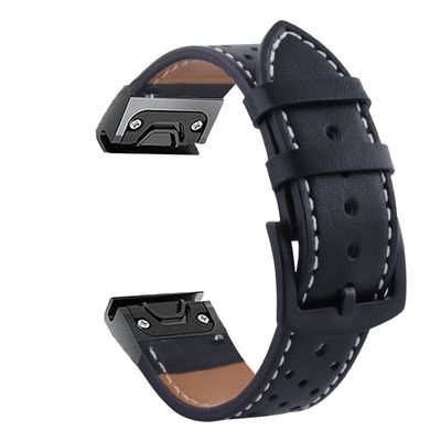 22/26 mm Quick-Release Leather Watch Band for 6, 6S, 6X Pro, 5X, 5 Plus, 3, 935, S60, D2 and Enduro