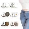 12 Pack Replacement Jeans Buttons 17mm - Metal Button Pins for Adjusting Pants view 1