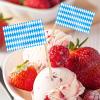 Toothpicks with Flag, Oktoberfest, Bavarian Flag, 100 pcs view 2
