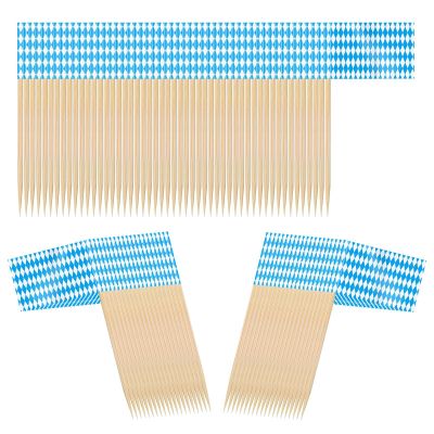 Flag Toothpicks for Appetizers - Party Toothpicks for Oktoberfest