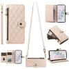 Miagon Crossbody Phone Case with Zipper, Card Holder and Strap for Xiaomi POCO X7 Pro view 1
