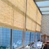Bamboo Reed Blind for Windows and Patios, Natural Black Lines view 4