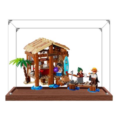 Transparent Acrylic Display Case for LEGO 75636 Windmill Village Cottage Model, Dustproof Storage Box, 3 mm