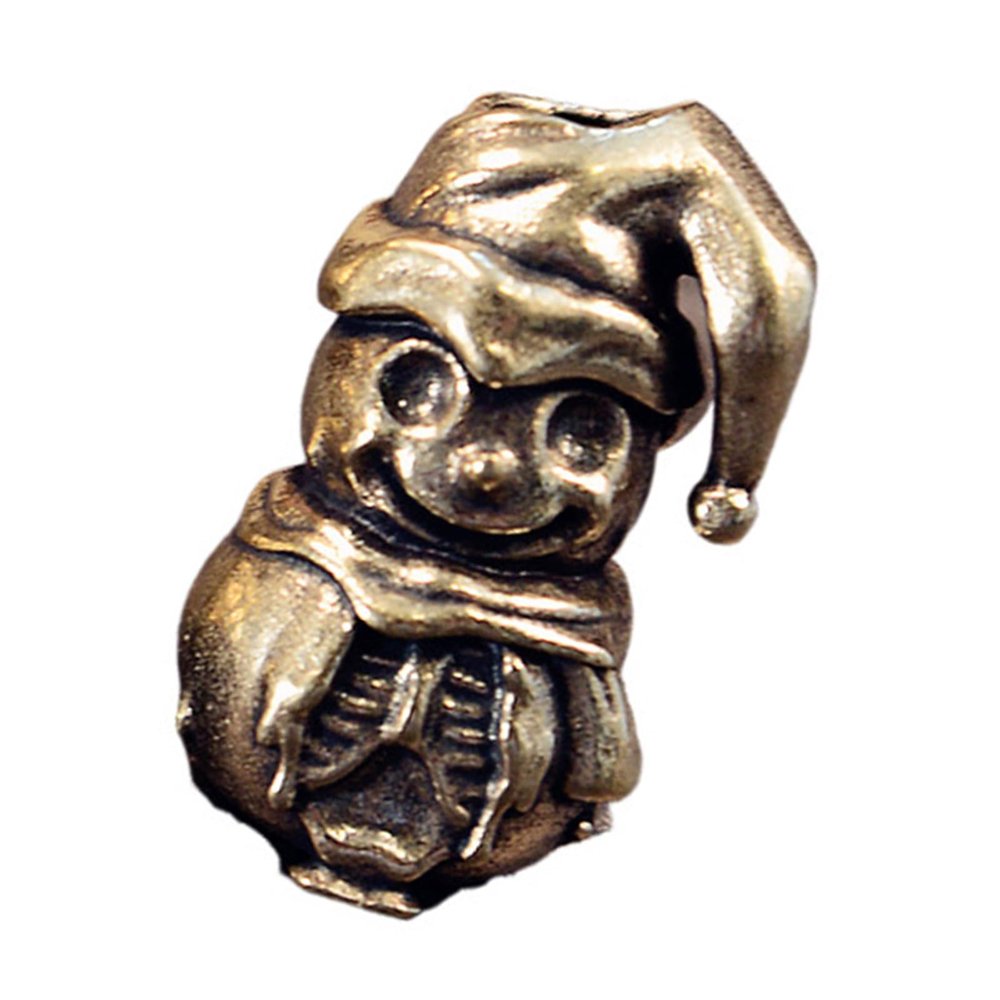 Unique Snowman Metal Bead Pendant