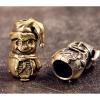 Unique Snowman Metal Bead Pendant view 3