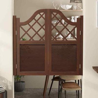 Solid Wood Swing Door with Retro Automatic Closure