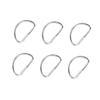 SOIMISS 100-Piece D-Ring Metal Buckles view 1