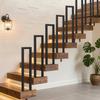Ansobea 65 cm U-Shaped White Stair Handrail, Indoor/Outdoor, 2-Piece view 1