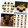 ULTECHNOVO 12-Piece New Year Cupcake Toppers view 3
