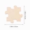 UPKOCH Wooden Puzzle Pieces to Paint, Blank DIY Puzzle for Kids view 3