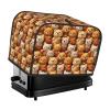2-Slice Toaster Cover with Cute Bear Print and Pockets view 1