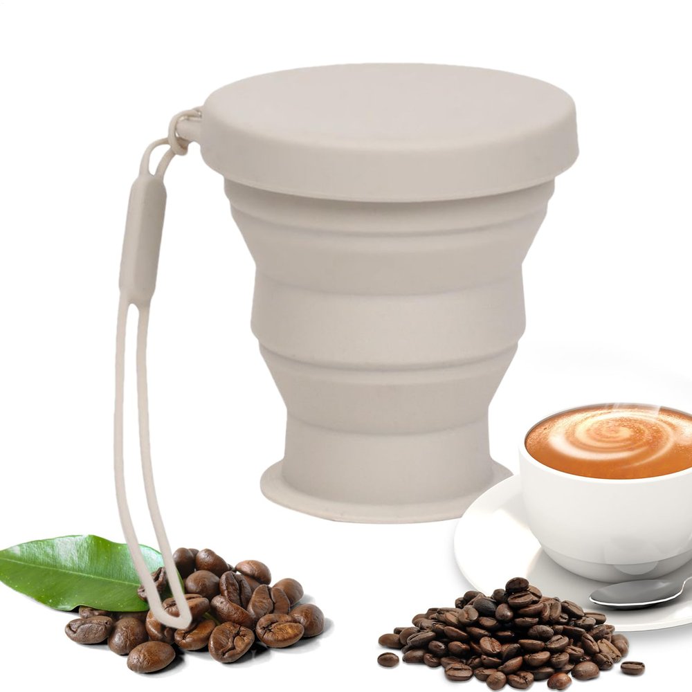 Foldable Silicone Coffee Cup, 200 ml
