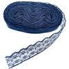 DQZRTUECA Lace Trim, 2.3 cm Wide, 9.1 m, Multicolor, for Wedding Dresses and Crafts, 4 Pieces (Sky Blue Lace) view 3