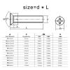 Manoud Black Stainless Steel Phillips Countersunk Screws, M2–M10, 30–100 mm, 20-Pack (M2.5 × 35 mm) view 2