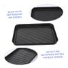 Tofficu 2-Pack Plastic Shoe Trays for Car Trunk and Home view 3
