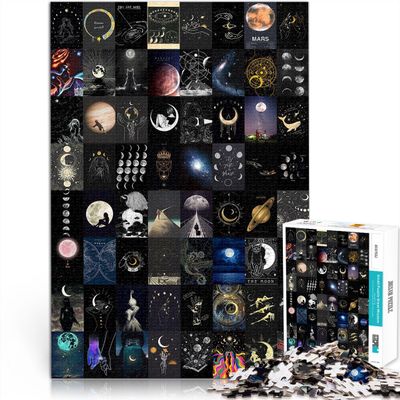 2000-Piece Astronomy Mosaic Puzzle, 27.5 x 39.3 in, Ages 14+