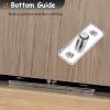 UrbanUp Bypass Sliding Door Hardware Kit for Double Wood Interior Doors, Silver, 51 in/130 cm view 4
