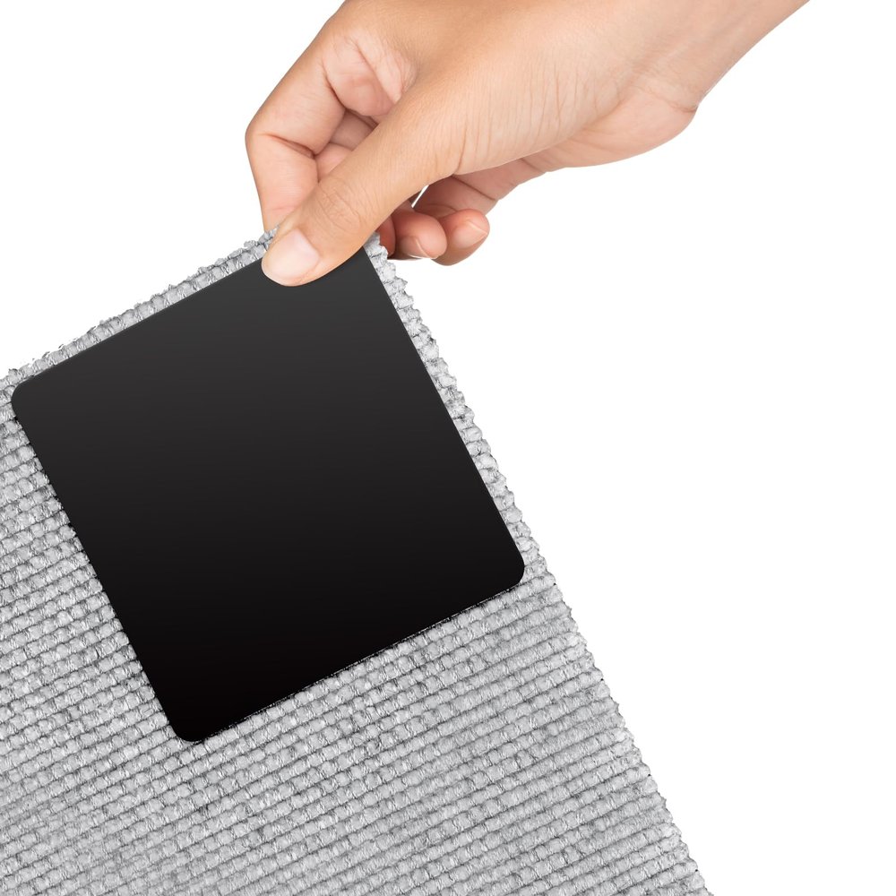 Yifield Non-Slip Rug Grippers, 2mm Thick, Washable & Reusable, 4 Pack, Black