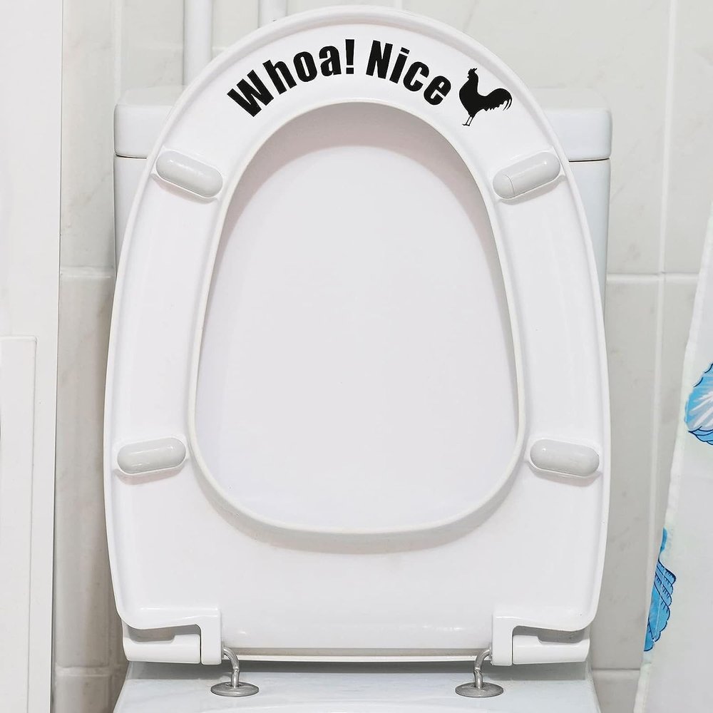 Whoa Whoa Nice Toilet Sticker